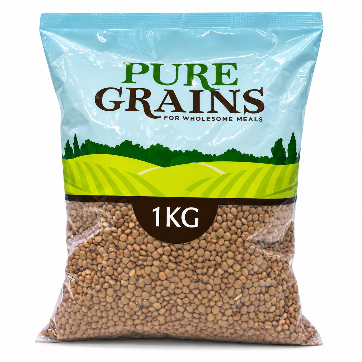Pure Grains Premium Whole Masoor (Brown Lentils)