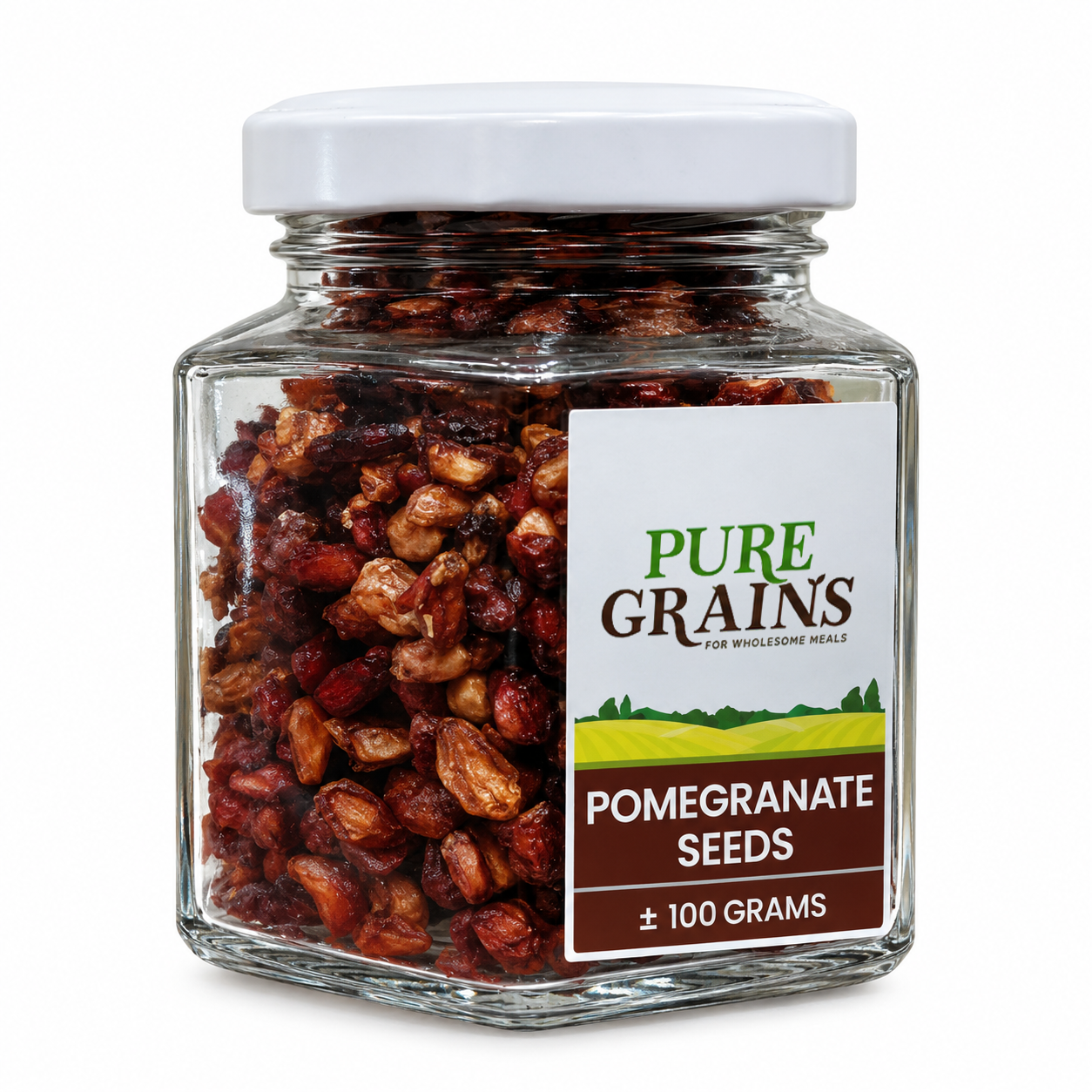 Pure Grains Premium Dried Pomegranate Seeds (Anardana)