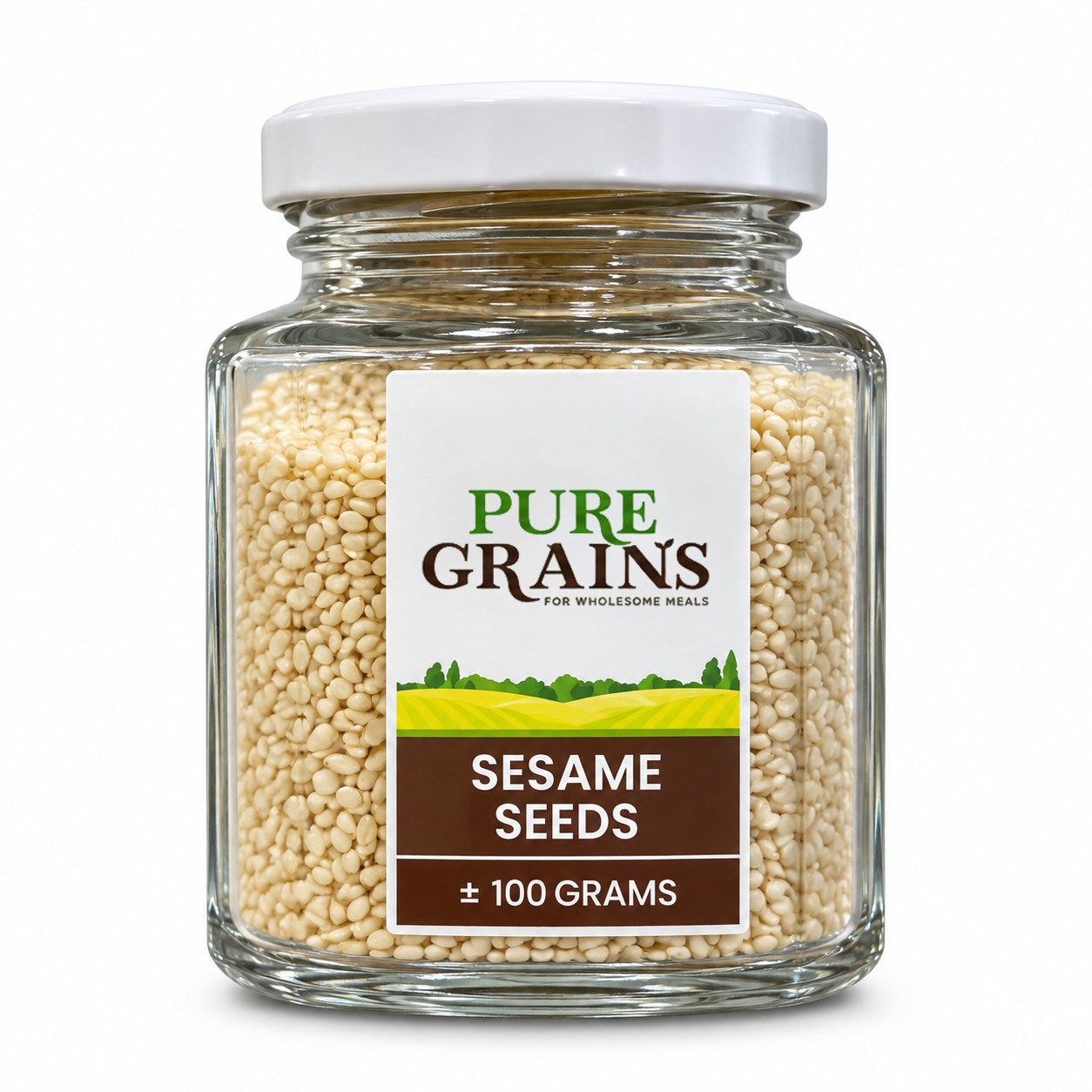 Pure Grains Premium White Sesame Seeds (Til Safaid)