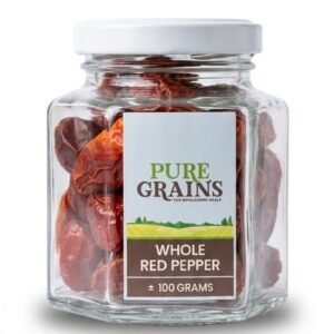 Pure Grains Premium Whole Red Chillies (Laal Mirch Sabat)