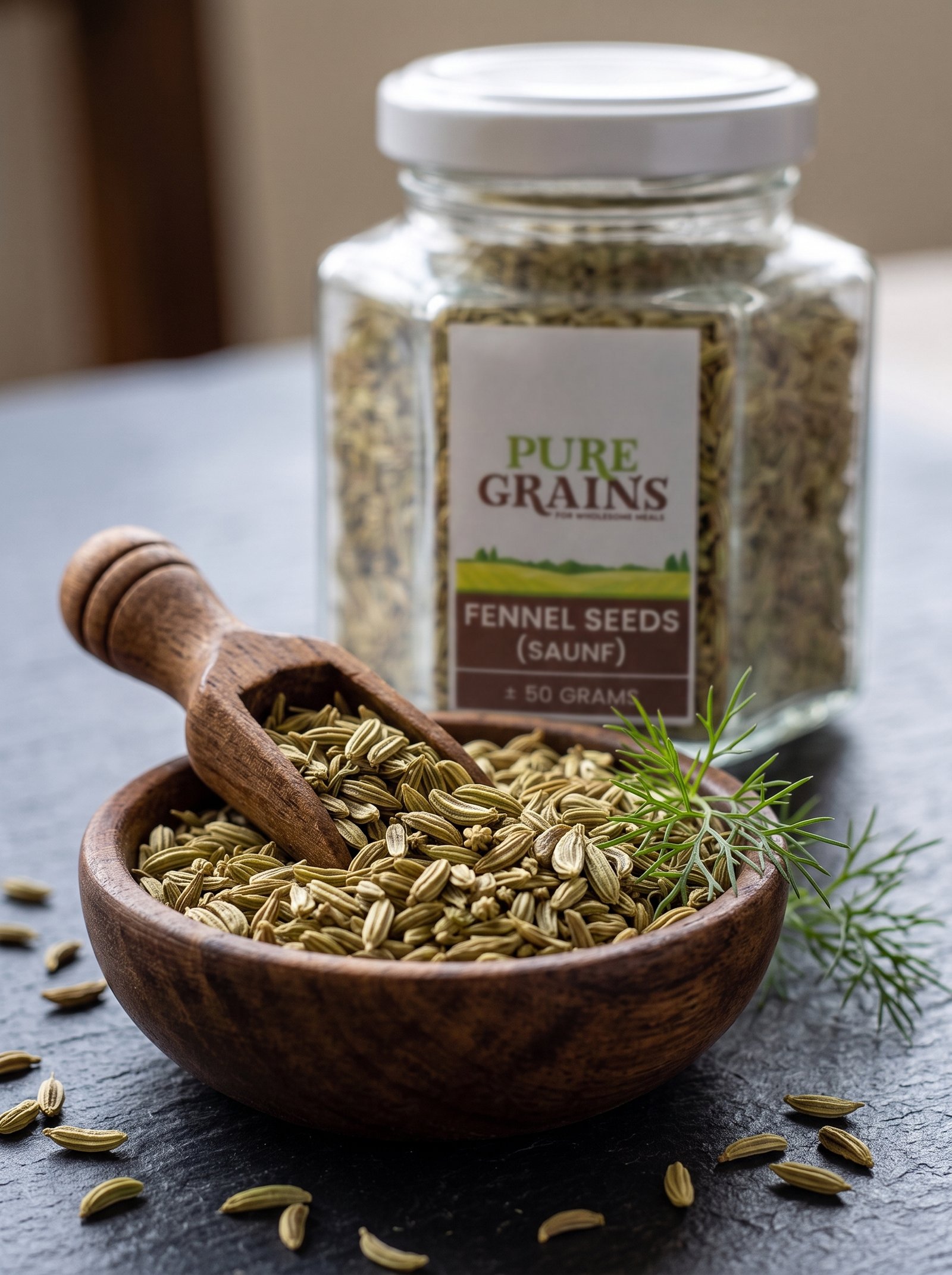 Pure Grains Premium Fennel Seeds (Saunf) - Image 2