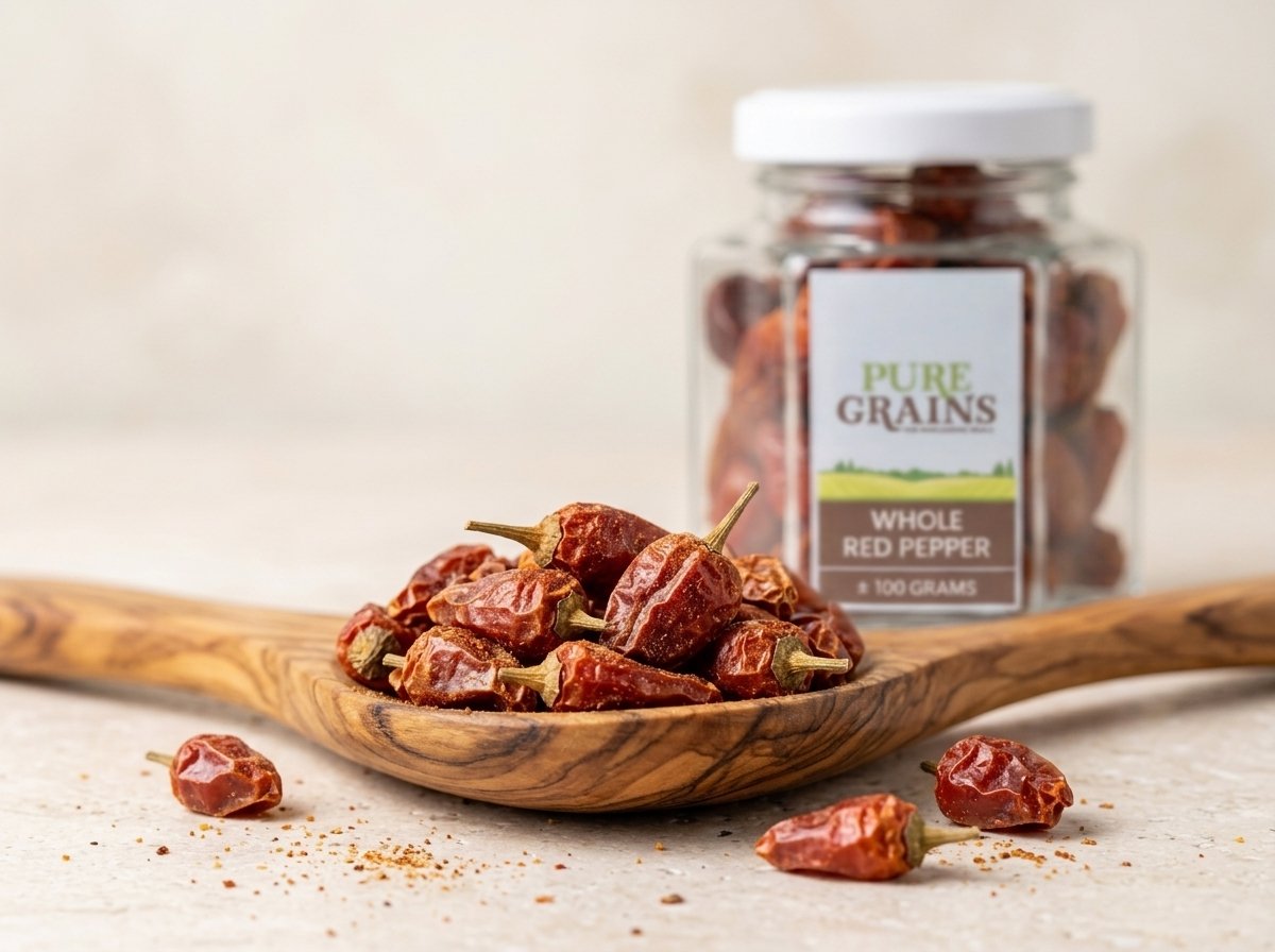 Pure Grains Premium Whole Red Chillies (Laal Mirch Sabat) - Image 2